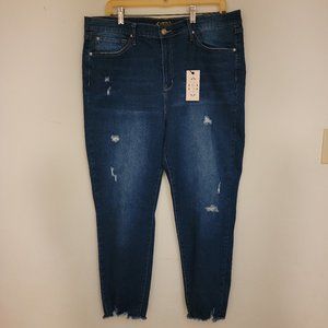 NWT Nanette Lepore, Size 16,  Belle High Rise Jeans